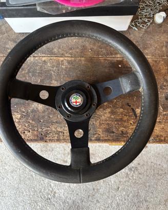 Sterzo Alfa Romeo d’epoca e O.B.A Made Italy