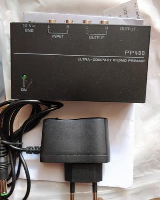 PP400 behringer preamplificatore per giradischi 