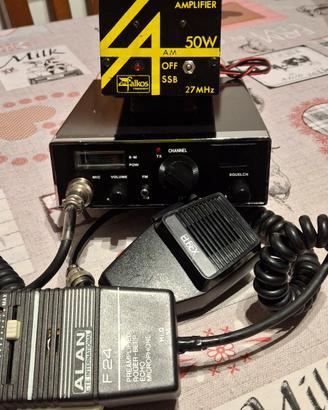 cb radio elbex +lineare+microfono alan