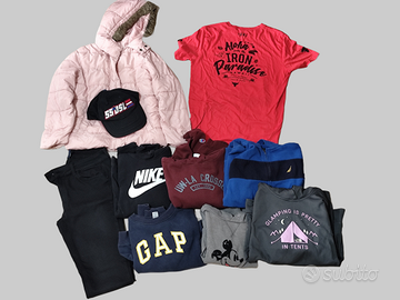 Box 10 pezzi abbigliamento+omaggio felpa Abarth