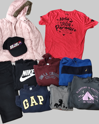 Box 10 pezzi abbigliamento+omaggio felpa Abarth