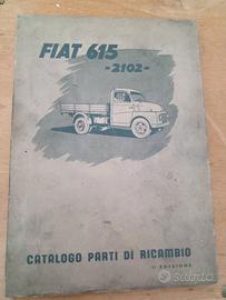 fiat 615 ricambi catalogo libretto