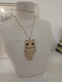 Collana lunga gufo