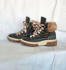 Stivaletti invernali imbottiti da ragazza tg 36