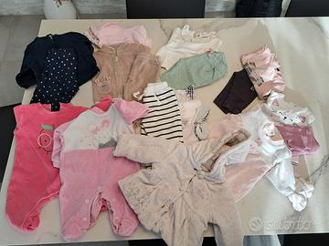 Vestiti neonata 1-3 mesi