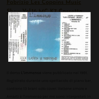 Cassetta Laura Pausini l'immenso