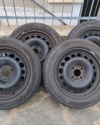 cerchi ferro C3 Picasso 16" + gomme 195/55 R16