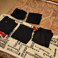 stock di 5 pantaloni neri donna tg.44/46