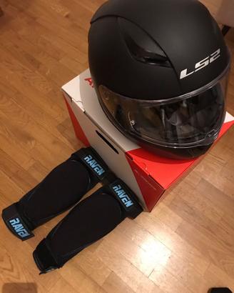 Casco LS2 + Ginocchiere