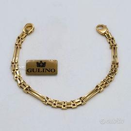 Bracciale uomo semirigido oro giallo 18kt A.1120