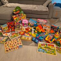 stock giocattoli per bambini 