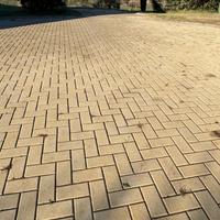 350 mq di Mattoni interbloccanti grigi