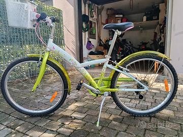 bici per bambina con ruote da 24 con marce