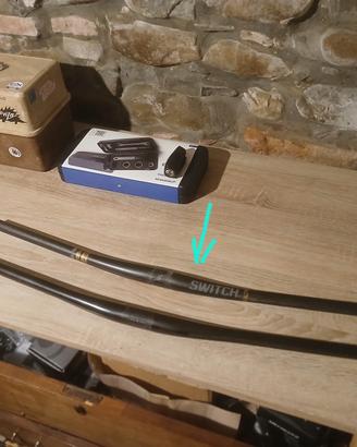 Manubrio Carbonio  Switch  lite flat carbon