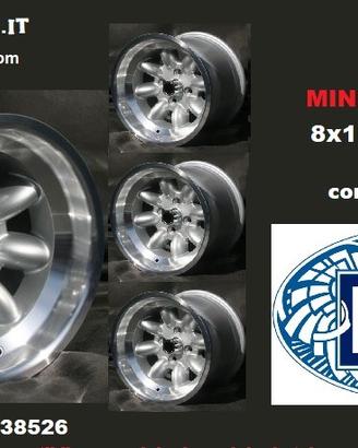 Cerchi minilite 8x13 4x98 et-6 Fiat Lancia Alfa