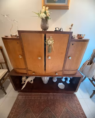 credenza/sideboard in stile Art Déco italiano,