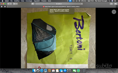 Tenda Tibet 6, igloo 6 posti marchio Bertoni