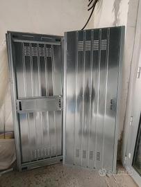 Pezzi N 11 porte in lamiera zincata 