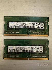 RAM Samsung 8GB (2x4GB) DDR4 2400MHz Notebook