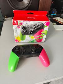 Nintendo switch pro controller splatoon edition