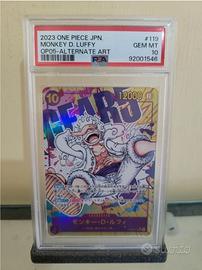 One piece Monkey D. Luffy psa 10 japan op05-119