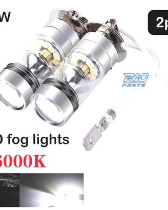 KIT DI LAMPADE ANTIABBAGLIANTI A LED H1 100W CANBU
