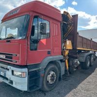 Iveco eurotech ribaltabile e gru