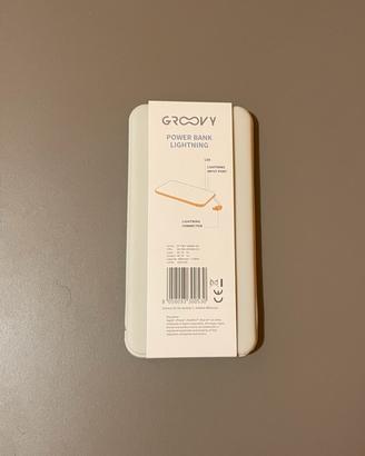 Power bank type lightning (iPhone) 4000MAH Groovy