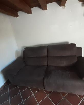Divano in alcantara "Poltrone e Sofà"