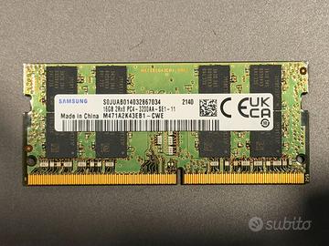 RAM 16GB DDR4 SO‑DIMM 3200MHz SAMSUNG