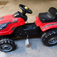 trattore a pedali con rimorchio 