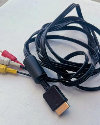 Cavo audio video AV S-video 3 RCA originale Sony