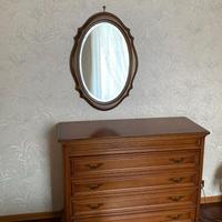 COMO' CON 4 CASSETTI E SPECCHIO