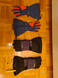 Guanti da sci bambino/a anni 8 e 12