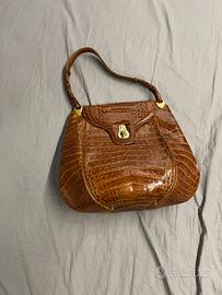 Borsa in coccodrillo Schiavi
