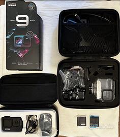 GoPro- Hero9 Black + accessori e doppia batteria