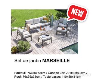 Set da giardino  MARSEILLE