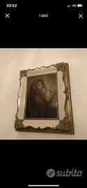 Quadro sacro Madonna con Bambino  vintage