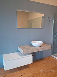 Mobile bagno sospeso Azzurra
