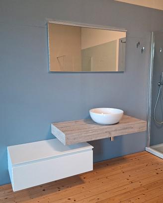 Mobile bagno sospeso Azzurra