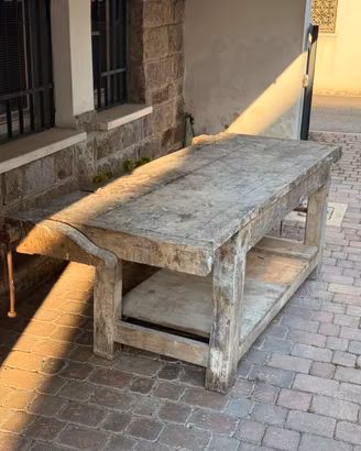 Banco da lavoro in legno