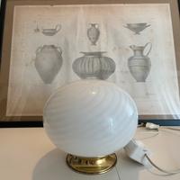 Lampada da tavolo Swirl in vetro di Murano