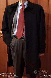 Cappotto blue lana cashmere lanificio Piacenza