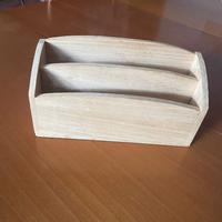 Organizer in legno per scrivania