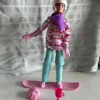 Barbie snowboard