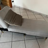 Chaise Lounge sedia sdraio VidaXL grigio chiaro