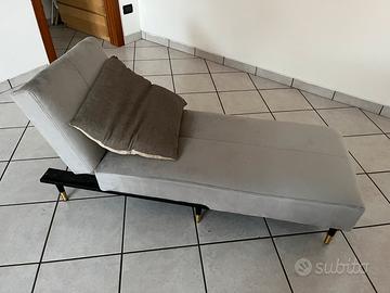 Chaise Lounge sedia sdraio VidaXL grigio chiaro