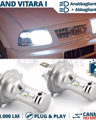 Lampadine LED H4 per GRAND VITARA I Luce Bianca