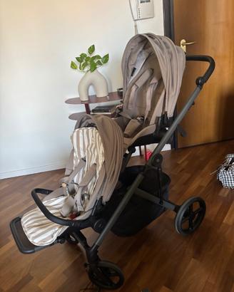 Passeggino doppio anex gemellare-fratellare