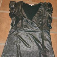 maglietta nera glitter